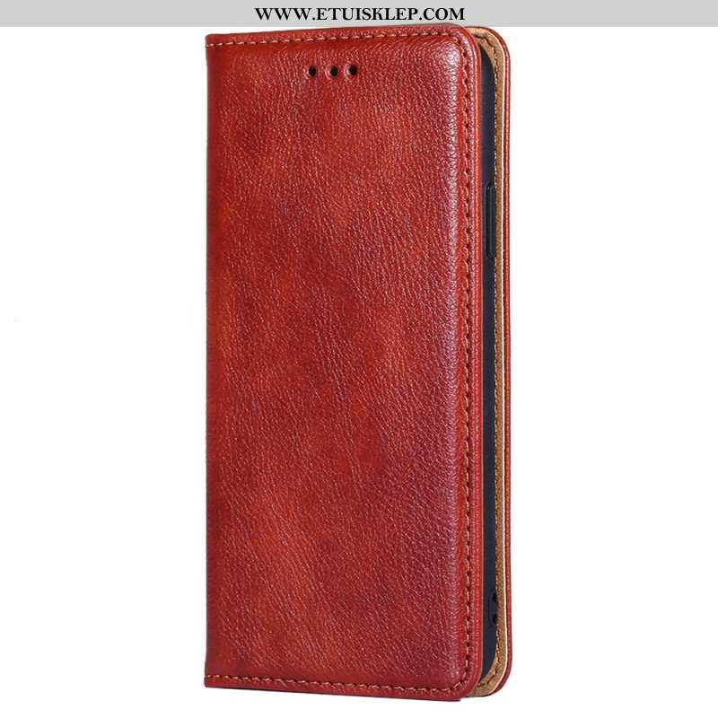 Etui Na Telefon do Poco X4 Pro 5G Etui Folio Przeszycia Ze Sztucznej Skóry
